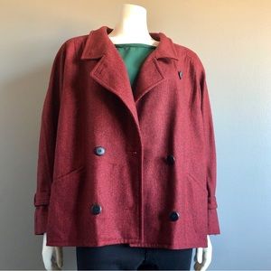 Vintage Christian Dior Double-Breasted Wool Coat